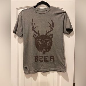 Men’s Medium Brew City T Shirt With Bottle Opener